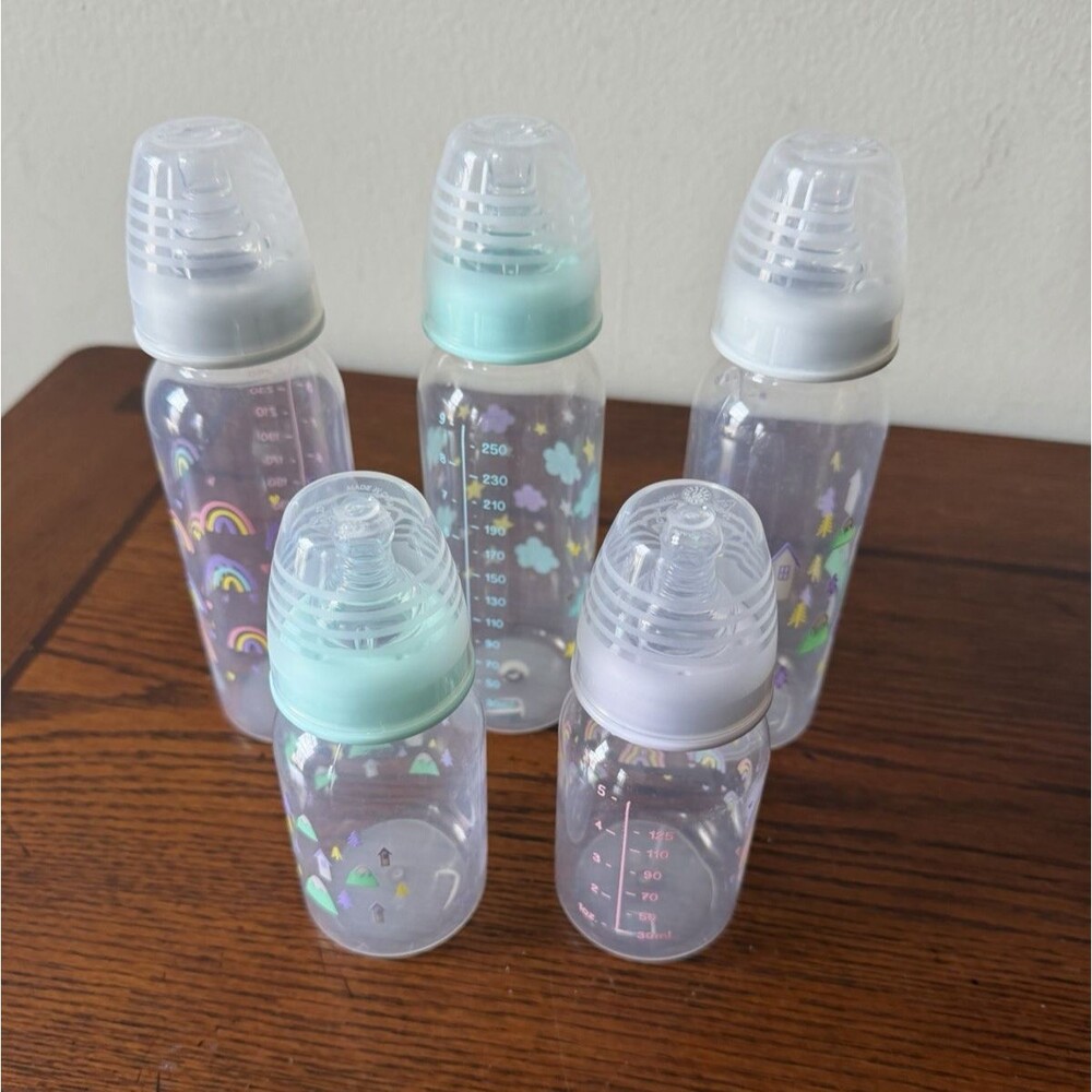 Parents Choice Baby Bottles 5 & 9 ounces MINT